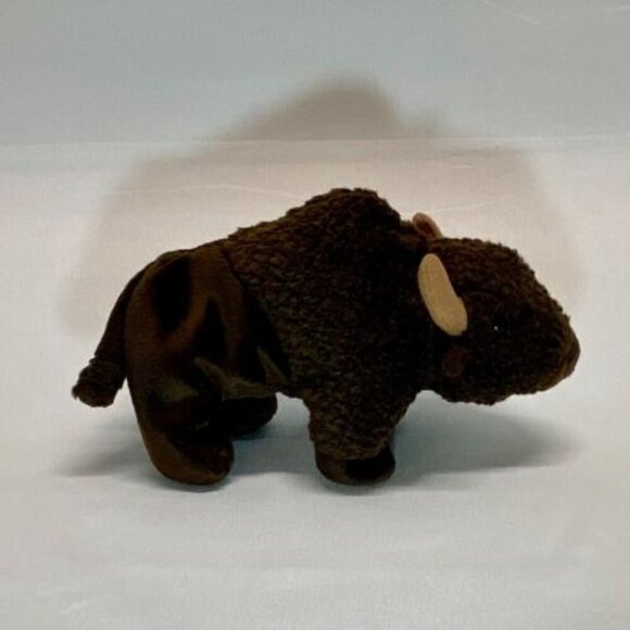 Ty Beanie Baby ROAM the Buffalo 1998 MWMTs Stuffed Animal Toy Tag Errors Vintage - Picture 3 of 8